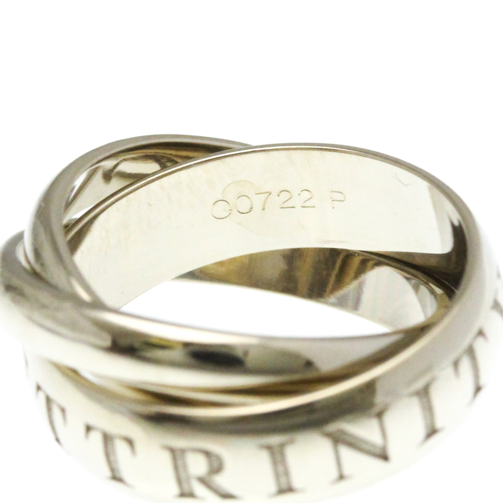 Cartier Authentic 18k Silver Trinity Ring - image 3